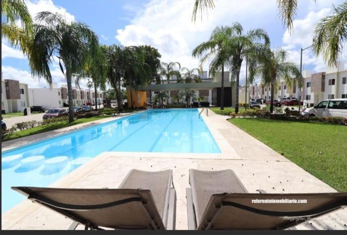 Habitacion Con Bano Privado Y Terraza Propia Playacar Ngoại thất bức ảnh